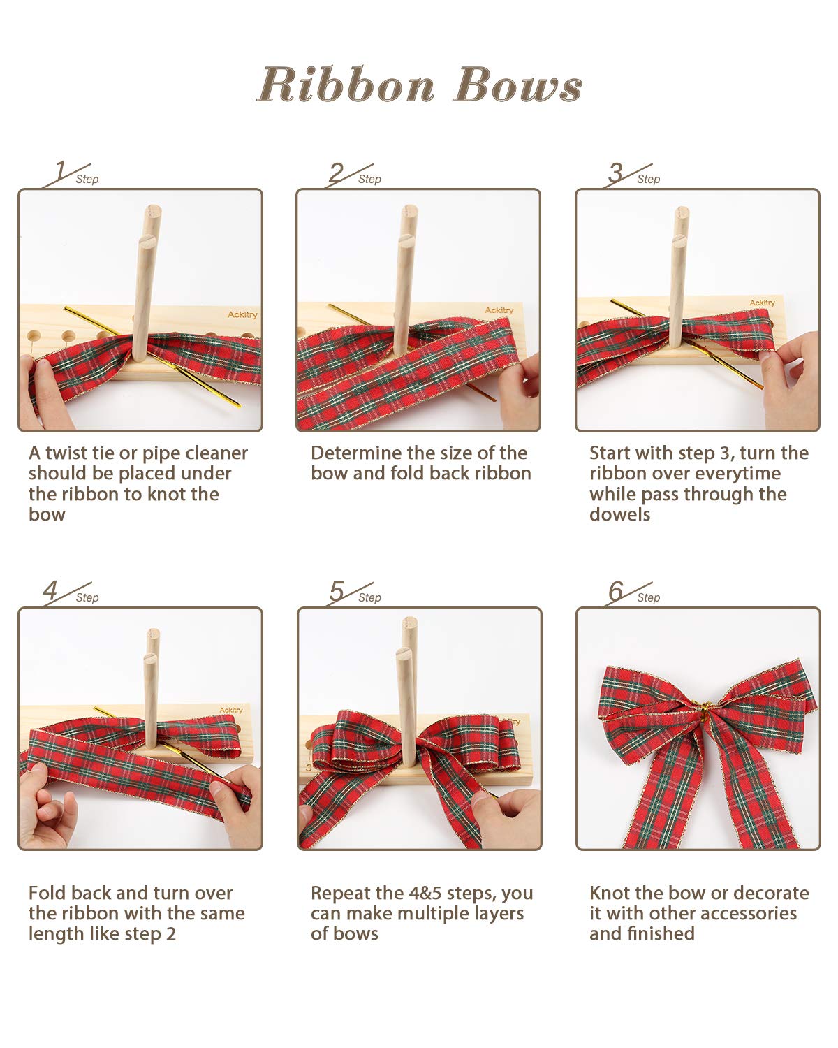Wooden Bow Maker Ribbon, Bow Maker Ribbon Crafts